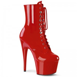 Pleaser Adore-1020 Stiefel Damen Rot | RGWSSYFXP