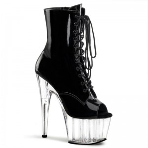 Pleaser Adore-1021 Stiefel Damen Schwarz | GEWNKOGEU