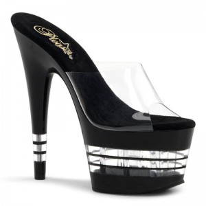 Pleaser Adore-701LN Plateau High Heels Damen Schwarz | GNCJATNQJ