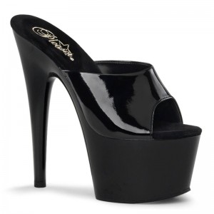 Pleaser Adore-701 Plateau High Heels Damen Schwarz | CJKODHJGS