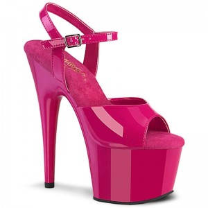 Pleaser Adore-709 Plateau High Heels Damen Rosa | VBNFQFDNI