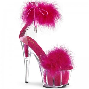 Pleaser Adore-724F Plateau High Heels Damen Rosa | UZXMNFJEX