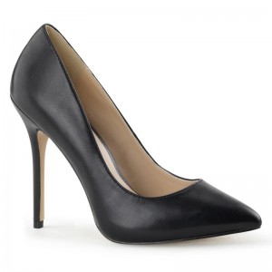 Pleaser Amuse-20 Vegan Leather Pumps Damen Schwarz | IUFWUKFGP