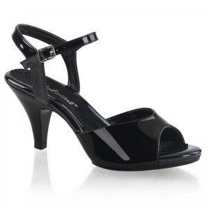 Pleaser Belle-309 Highheels Damen Schwarz | AJKFONZWV