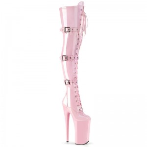 Pleaser Beyond-3028 Overknee Stiefel Damen Rosa | ONBSCGVFR