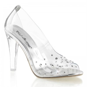 Pleaser Clearly-420 Pumps Damen Clear | GSJORZXHW