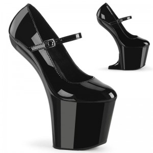 Pleaser Craze-880 Pumps Damen Schwarz | JUHKKJCHA