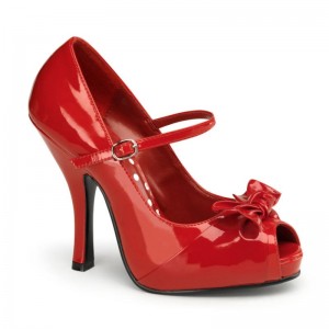 Pleaser Cutiepie-08 Pumps Damen Rot | IDYNJBEIY