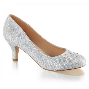 Pleaser Doris-06 Pumps Damen Silber | XWLOWGZKS