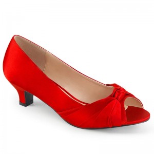 Pleaser Fab-422 Pumps Damen Rot | AJKCDURFI