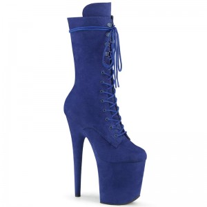 Pleaser Flamingo-1050FS Stiefel Damen Blau | LVQZFWISY