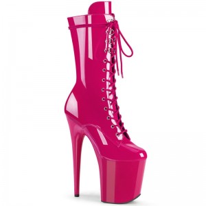 Pleaser Flamingo-1050 Stiefel Damen Rosa | DOYAZABXO