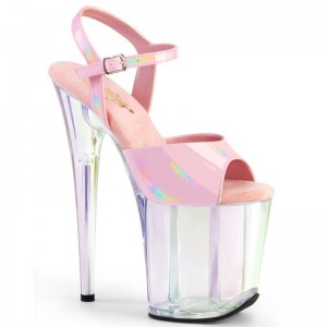 Pleaser Flamingo-809HT Plateau High Heels Damen Rosa | NIVTUEYRK