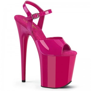 Pleaser Flamingo-809 Plateau High Heels Damen Rosa | FPICOXMHY