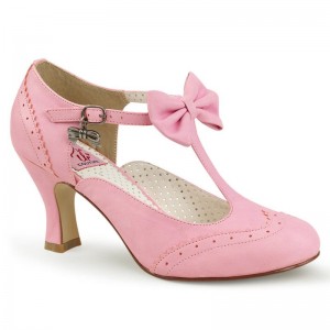 Pleaser Flapper-11 Pumps Damen Rosa | OGIYILEFK