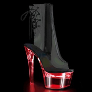 Pleaser Flashdance-1018C-7 Stiefel Damen Clear | UVXQHDCQT