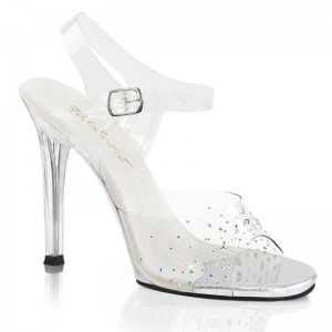 Pleaser Gala-08SD Highheels Damen Clear | GJLMIALRN