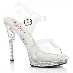 Pleaser Glory-508SDT Highheels Damen Clear | KVJCHOSMY