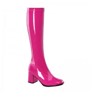 Pleaser Gogo-300 Kniehohe Stiefel Damen Rosa | WKAVUDHFL