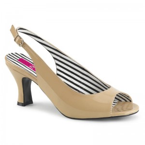 Pleaser Jenna-02 Pumps Damen Beige | VQMBKCTJV