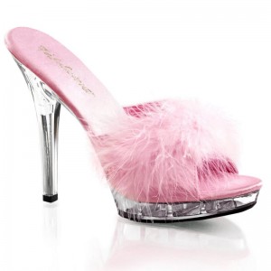 Pleaser Lip-101-8 Plateau High Heels Damen Rosa | AONZLQERG