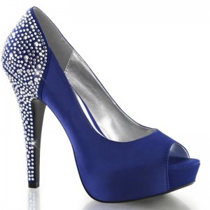 Pleaser Lolita-08 Pumps Damen Blau | CFBKRYGFN