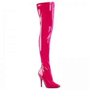 Pleaser Seduce-3000 Overknee Stiefel Damen Rosa | NAELSQWTE