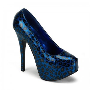 Pleaser Teeze-37 Pumps Damen Blau | ORHMATVRF