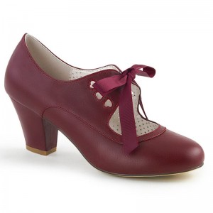 Pleaser Wiggle-32 Pumps Damen Bordeaux | HPRXPHKWI