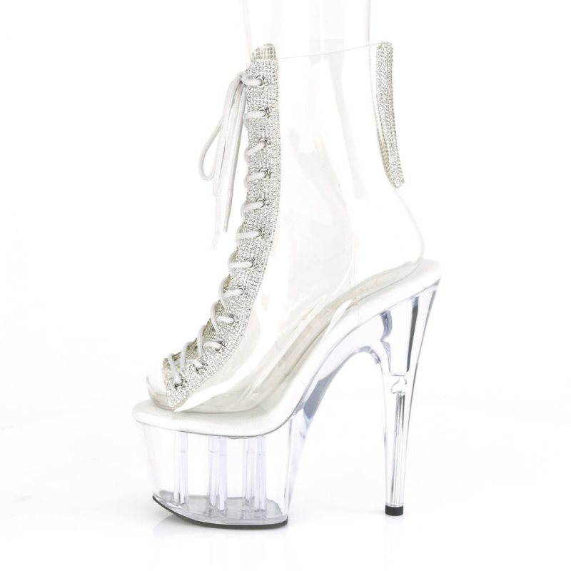 Pleaser Adore-1016C-2 Stiefel Damen Clear | ADUVSWLYP