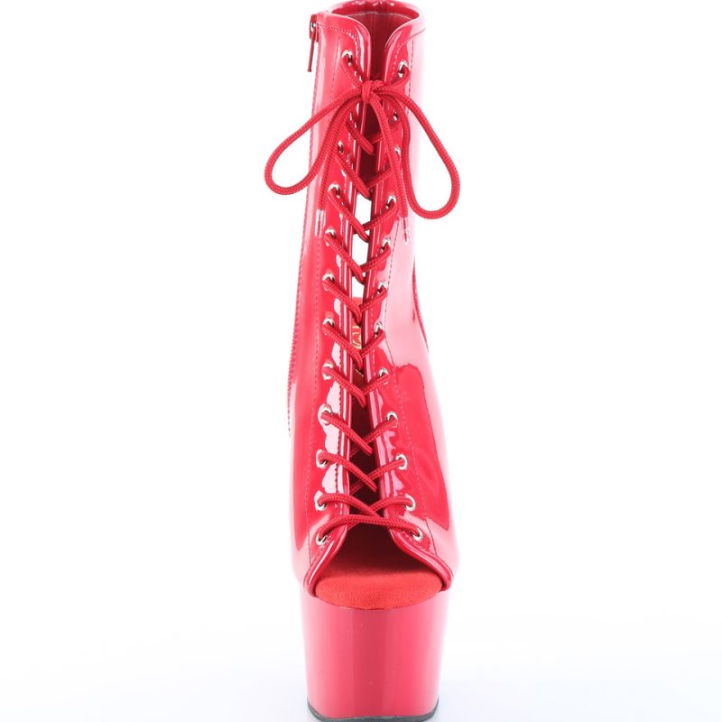 Pleaser Adore-1016 Stiefel Damen Rot | SEVYVKSTY