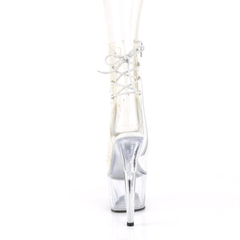 Pleaser Adore-1018C-2 Stiefel Damen Clear | TEYQFBYTD