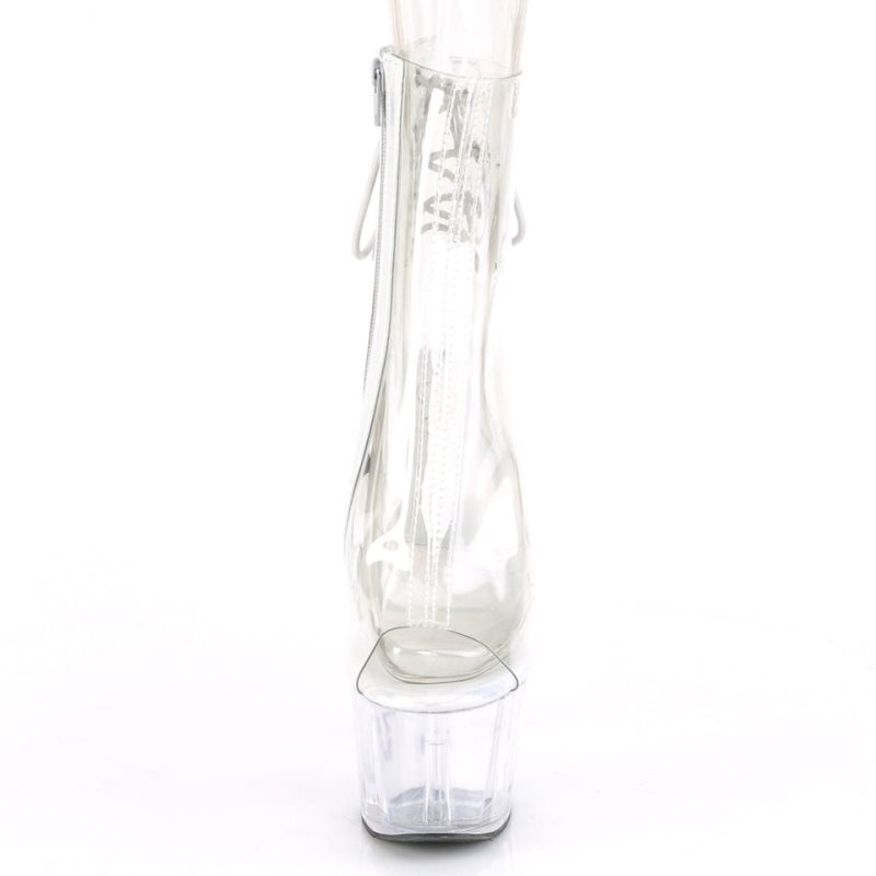 Pleaser Adore-1018C Stiefel Damen Clear | MPZHMOKUD