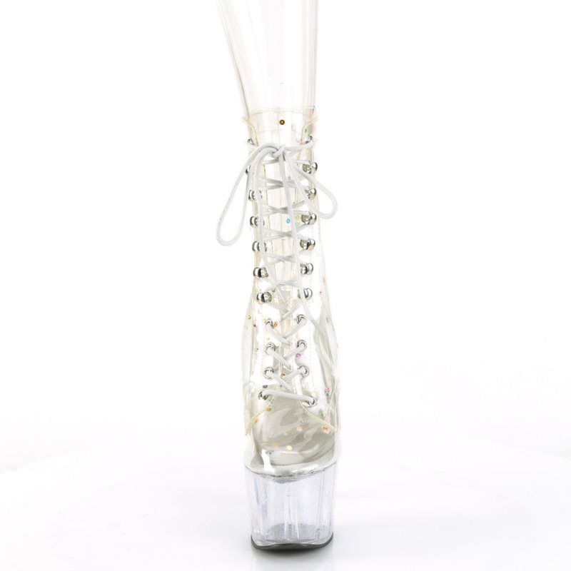 Pleaser Adore-1020C-2 Stiefel Damen Clear | GASPUYLPI