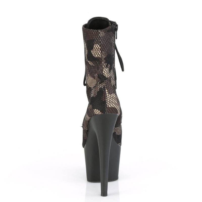 Pleaser Adore-1020CM Stiefel Damen Camouflage | XUMEUDCGK