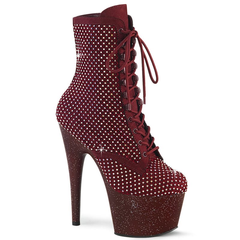 Pleaser Adore-1020RM Stiefel Damen Bordeaux | KDWBZHCQR