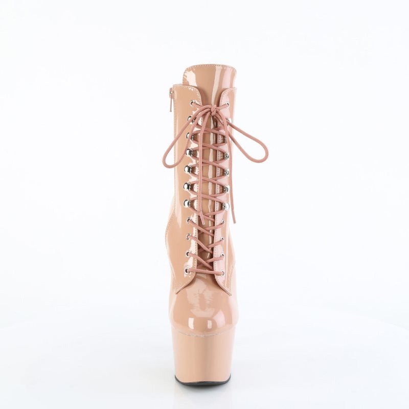 Pleaser Adore-1020 Stiefel Damen Beige | RILWBXGYU