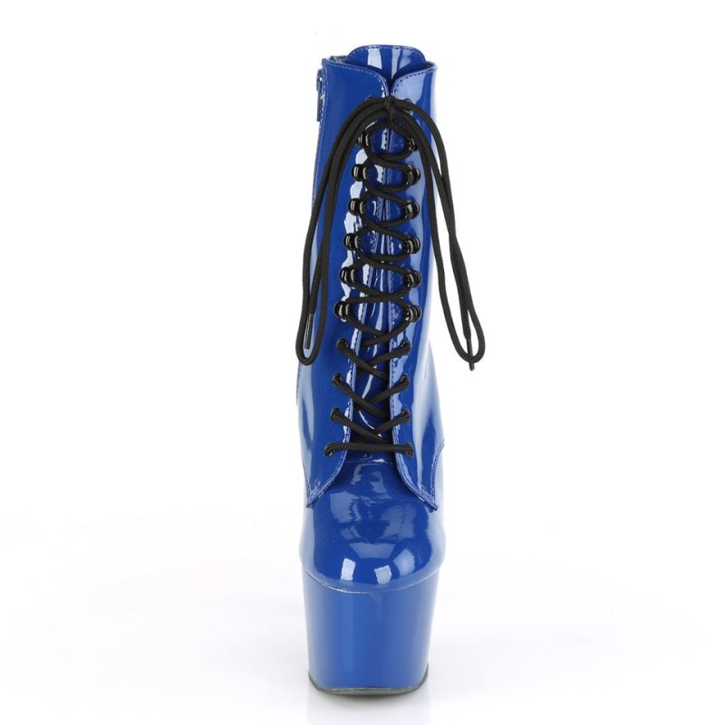 Pleaser Adore-1020 Stiefel Damen Blau | WBKQAXWGV