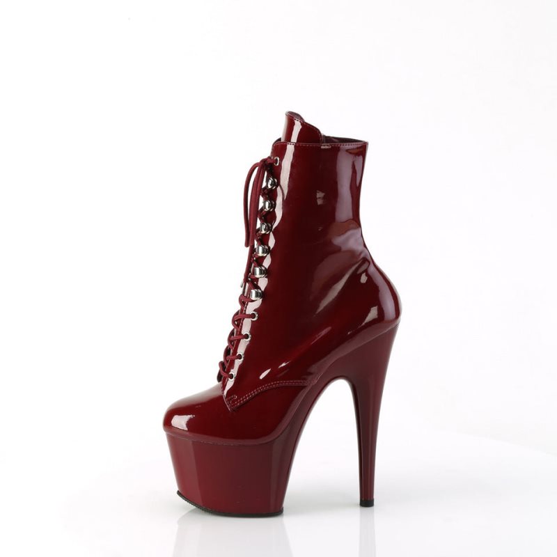 Pleaser Adore-1020 Stiefel Damen Bordeaux | TRNQGVDJU