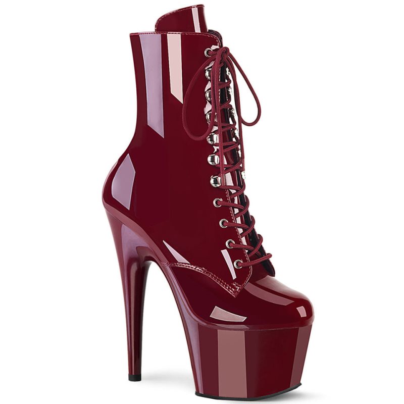 Pleaser Adore-1020 Stiefel Damen Bordeaux | TRNQGVDJU