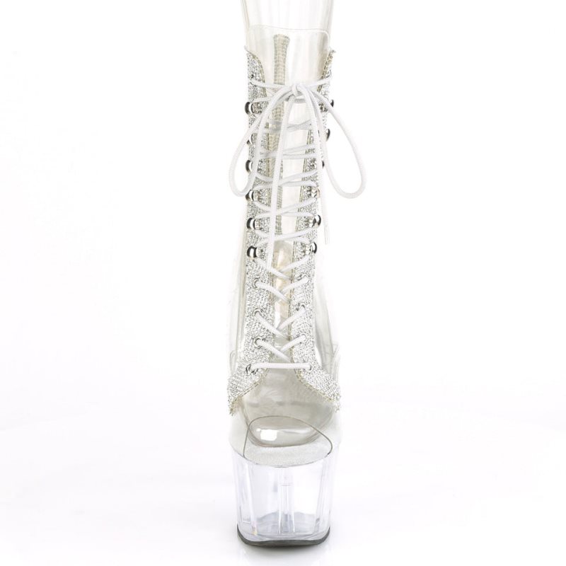 Pleaser Adore-1021C-2 Stiefel Damen Clear | VTLIRSJXY