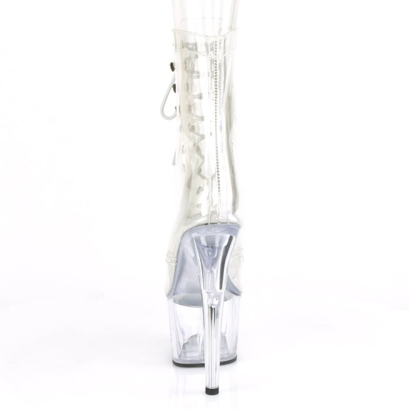 Pleaser Adore-1021C Stiefel Damen Clear | AQJSQFCUS