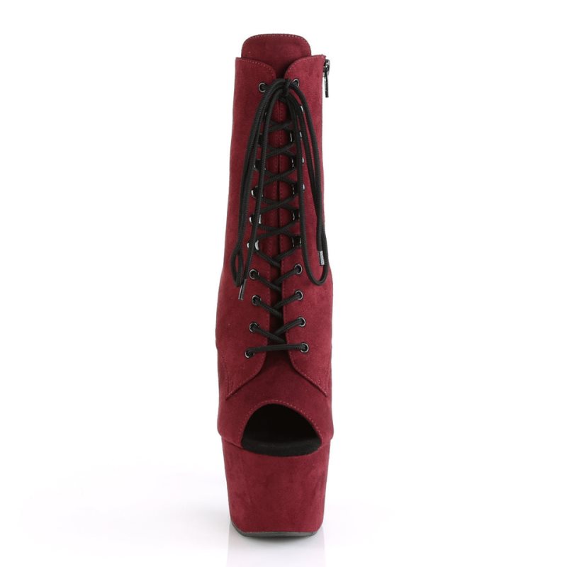 Pleaser Adore-1021FS Stiefel Damen Bordeaux | CHDYOHKCW