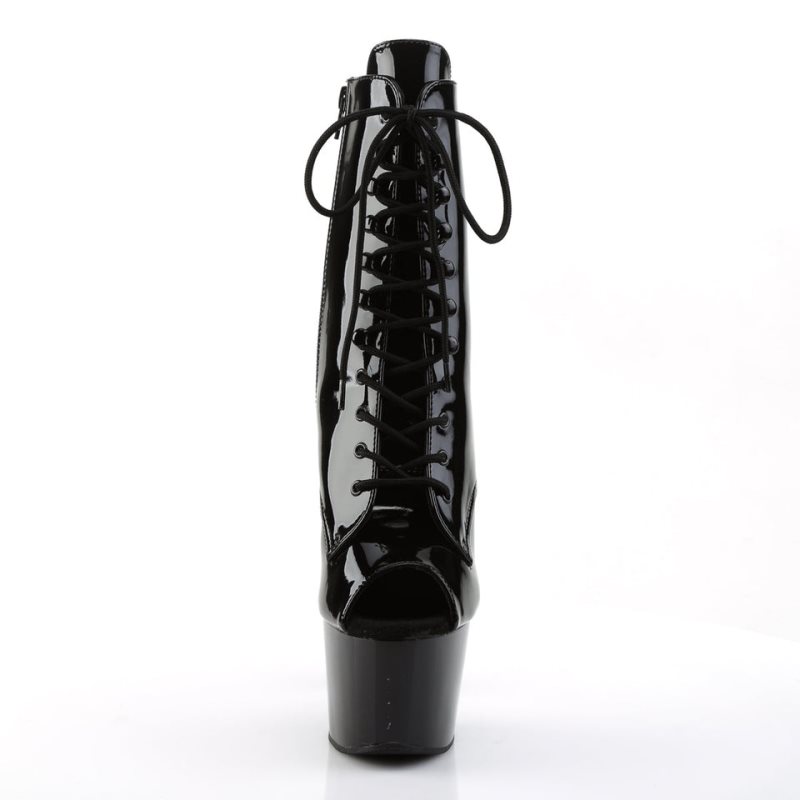 Pleaser Adore-1021 Stiefel Damen Schwarz | JYDUWZJBI