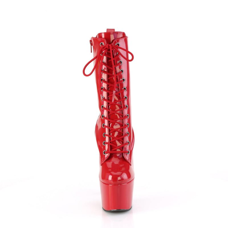 Pleaser Adore-1040WR-HG Stiefel Damen Rot | LJKMVOTNX