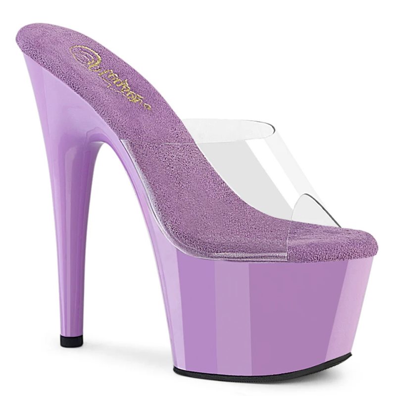 Pleaser Adore-701 Plateau High Heels Damen Lavendel | DGZJBTJWY