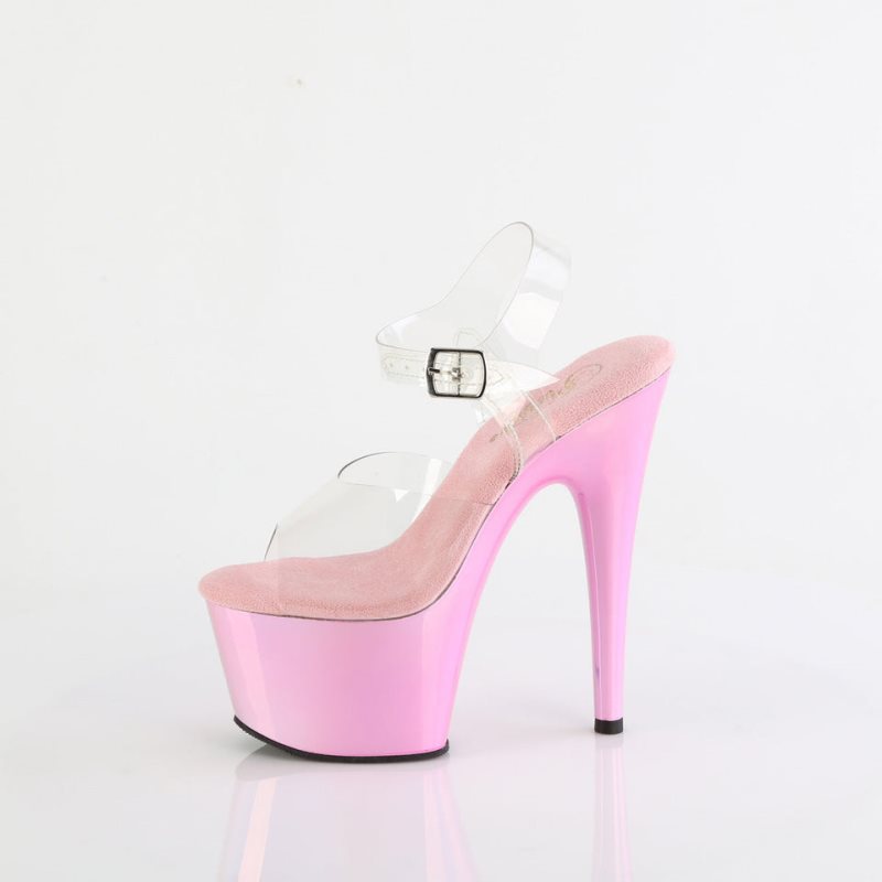 Pleaser Adore-708LQ Plateau High Heels Damen Rosa | XITARXHPY