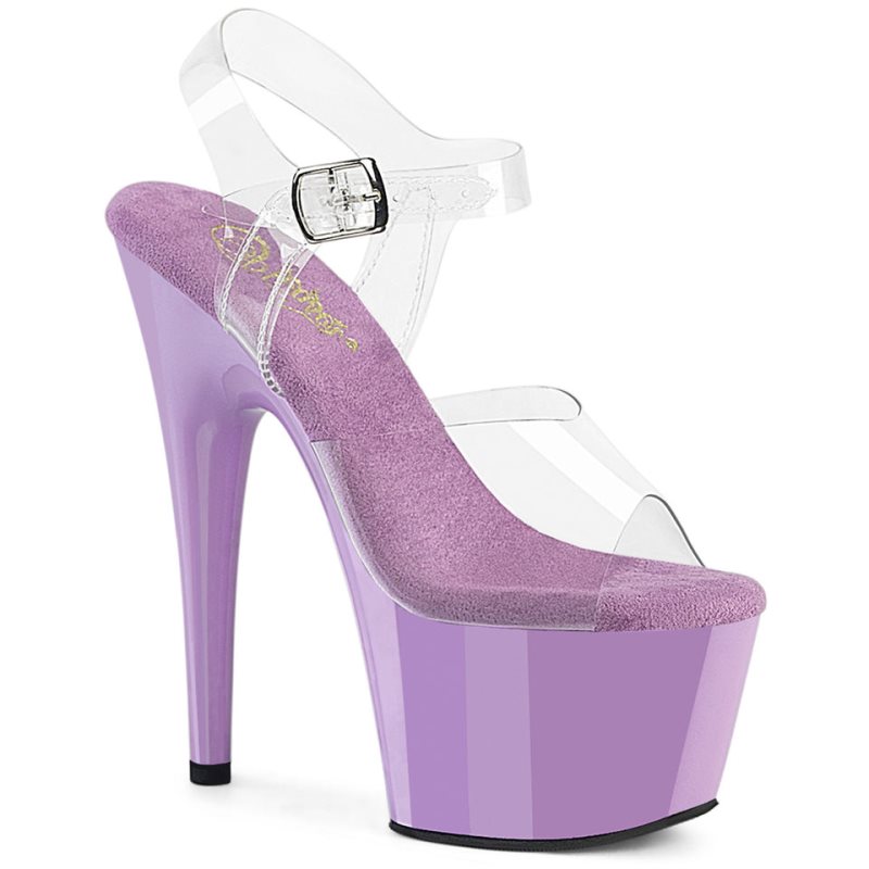 Pleaser Adore-708 Plateau High Heels Damen Lavendel | MJQATUGAB