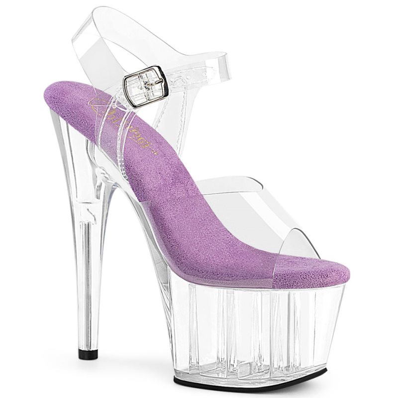 Pleaser Adore-708 Plateau High Heels Damen Lavendel | RHIDSOTFE