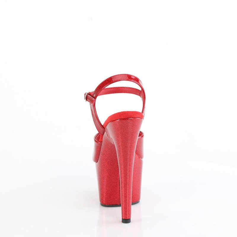 Pleaser Adore-709GP Plateau High Heels Damen Rot | MRUHMEKBT